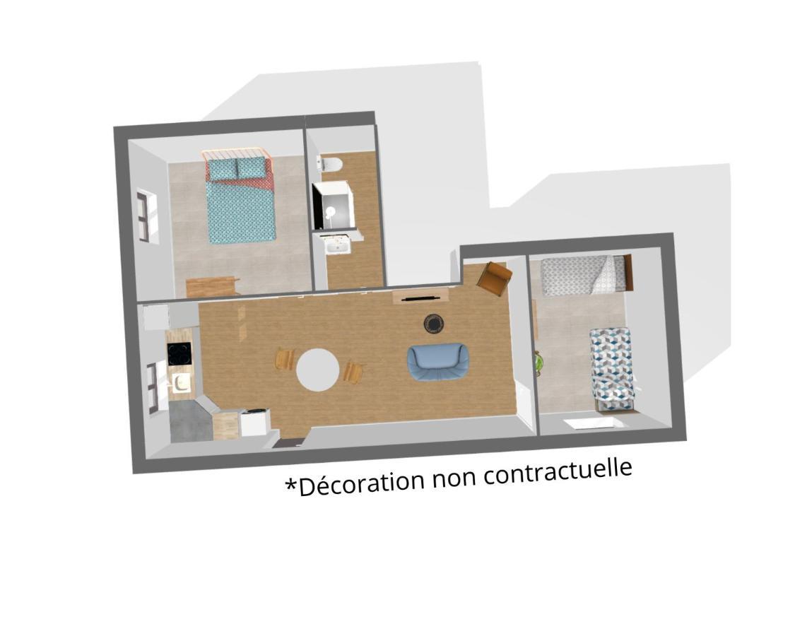 Dewailly, 2 Chambres, 3 Lits, Elegant, 700M Centre Ville アミアン エクステリア 写真